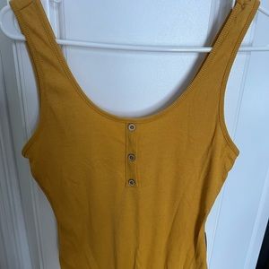 Ladies yellow body suit